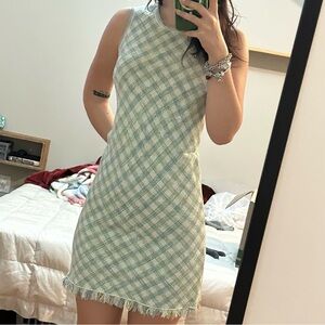 Worth New York Tweed Style Mini Dress